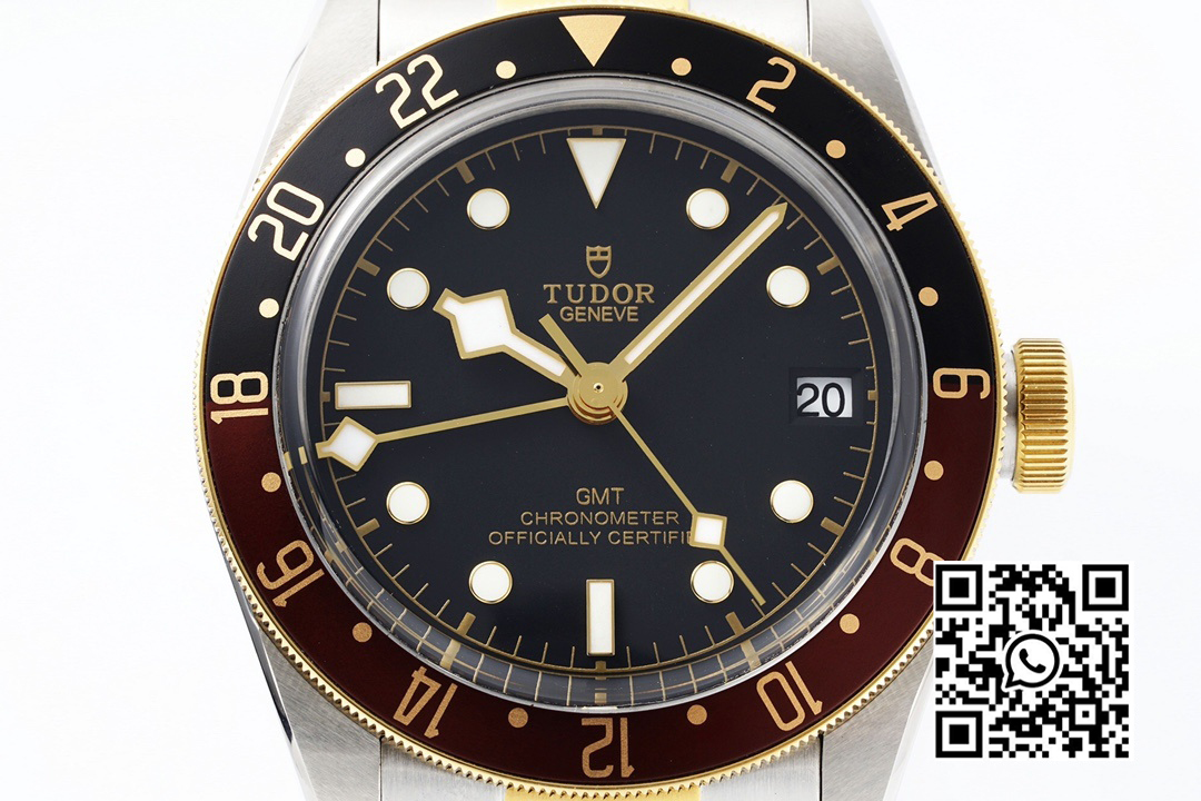 Tudor M79833 Black Bay GMT S&G Black/Brown Bezel ZF Factory 1:1 Best Edition on SS/YG Bracelet A2836