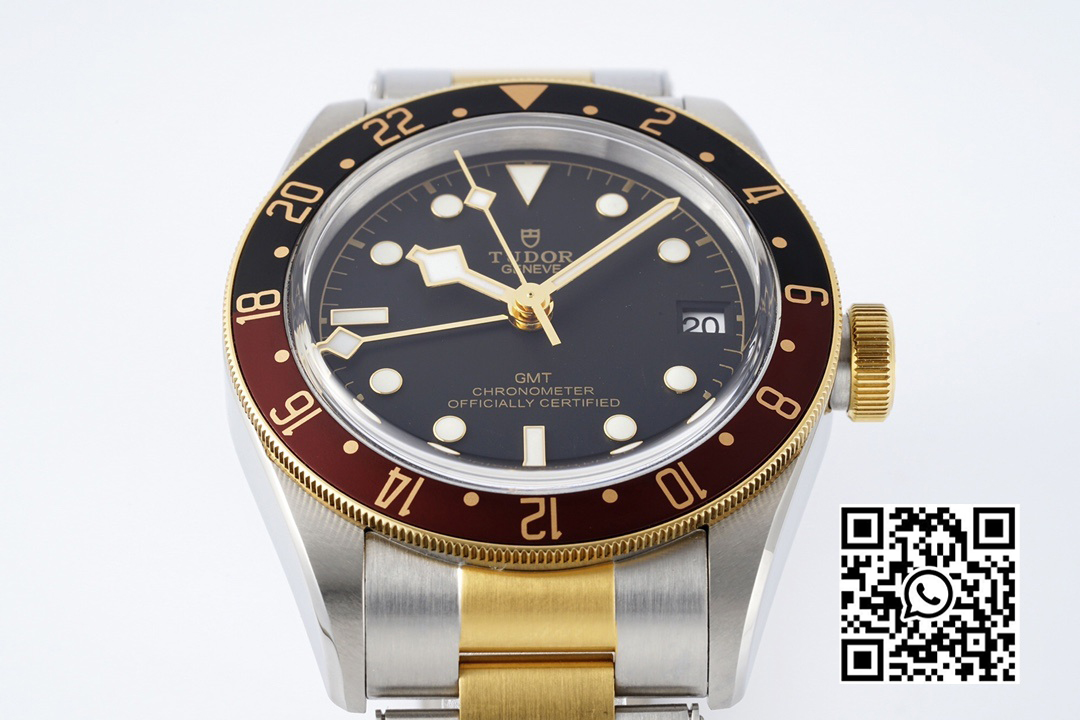 Tudor M79833 Black Bay GMT S&G Black/Brown Bezel ZF Factory 1:1 Best Edition on SS/YG Bracelet A2836