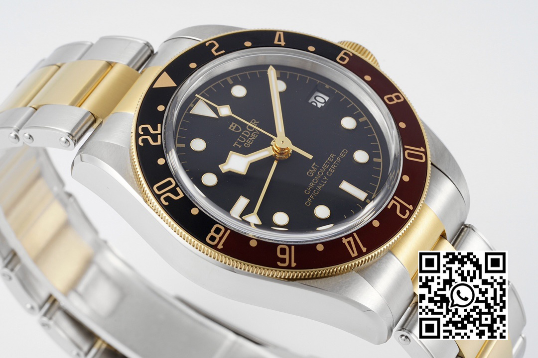 Tudor M79833 Black Bay GMT S&G Black/Brown Bezel ZF Factory 1:1 Best Edition on SS/YG Bracelet A2836