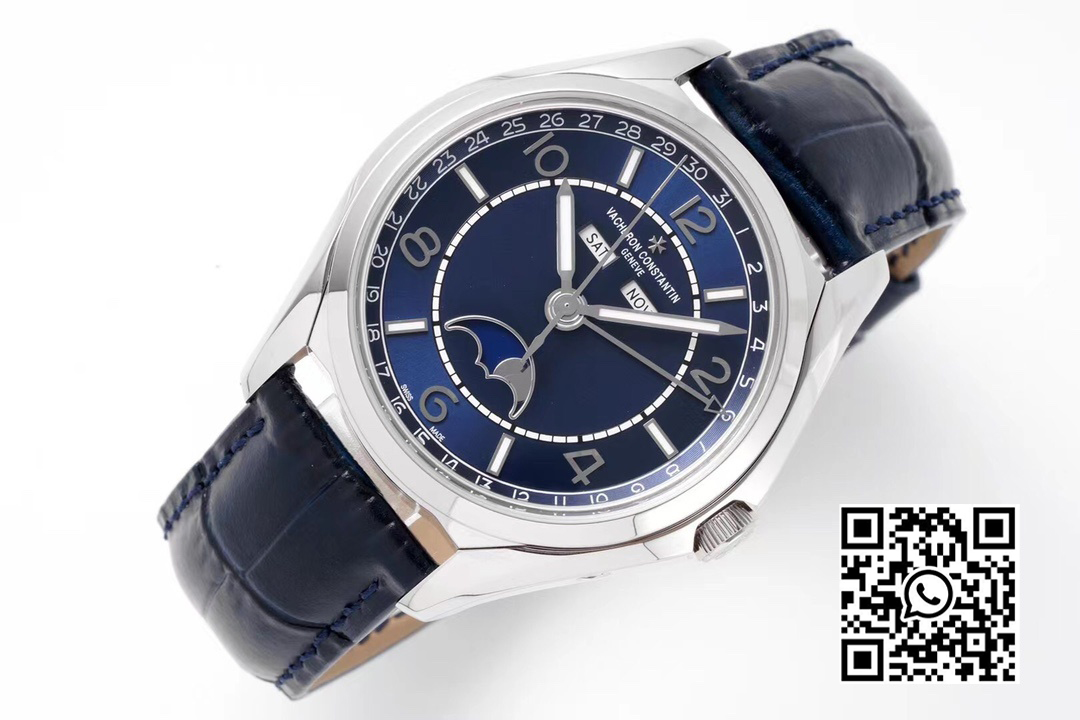 Vacheron Constantin Fiftysix Complete Calendar 4000E/000A-B548 SS 40mm ZF Factory 1:1 Best Edition Blue Dial