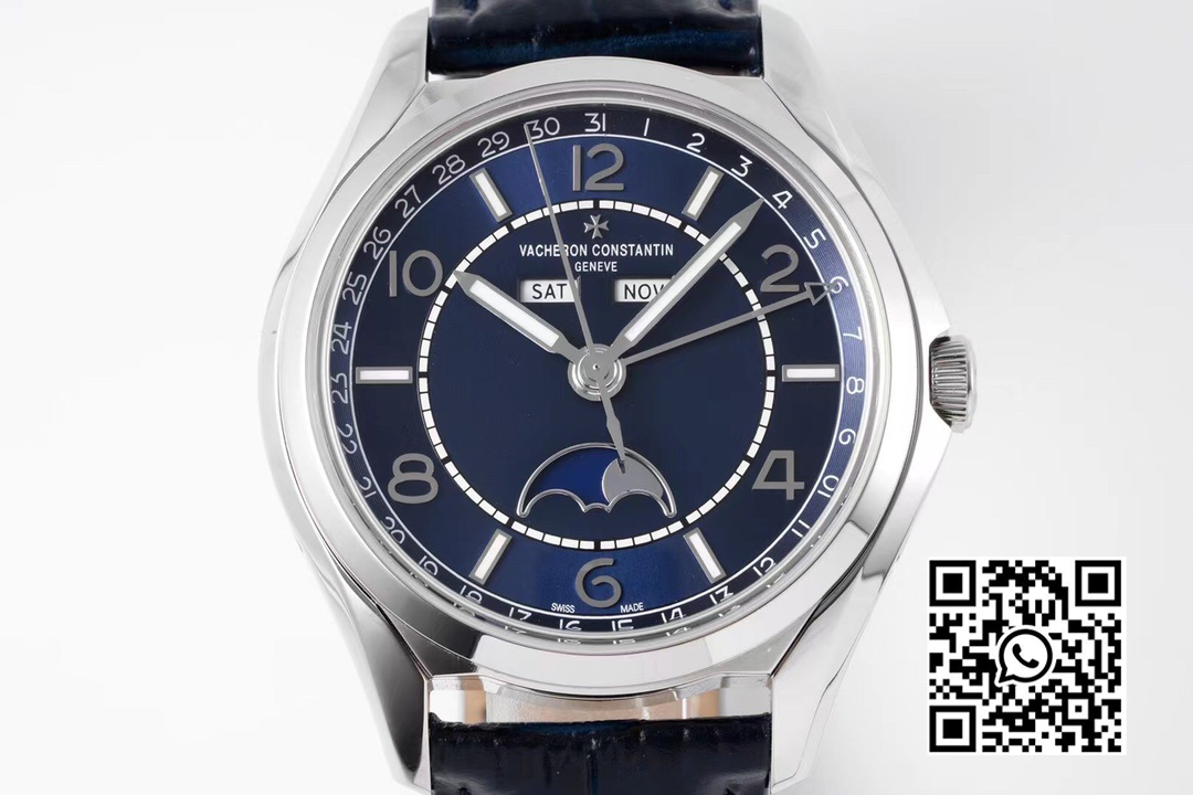 Vacheron Constantin Fiftysix Complete Calendar 4000E/000A-B548 SS 40mm ZF Factory 1:1 Best Edition Blue Dial