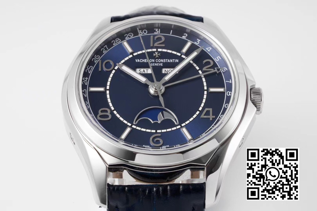 Vacheron Constantin Fiftysix Complete Calendar 4000E/000A-B548 SS 40mm ZF Factory 1:1 Best Edition Blue Dial