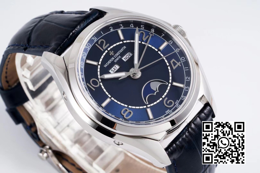 Vacheron Constantin Fiftysix Complete Calendar 4000E/000A-B548 SS 40mm ZF Factory 1:1 Best Edition Blue Dial