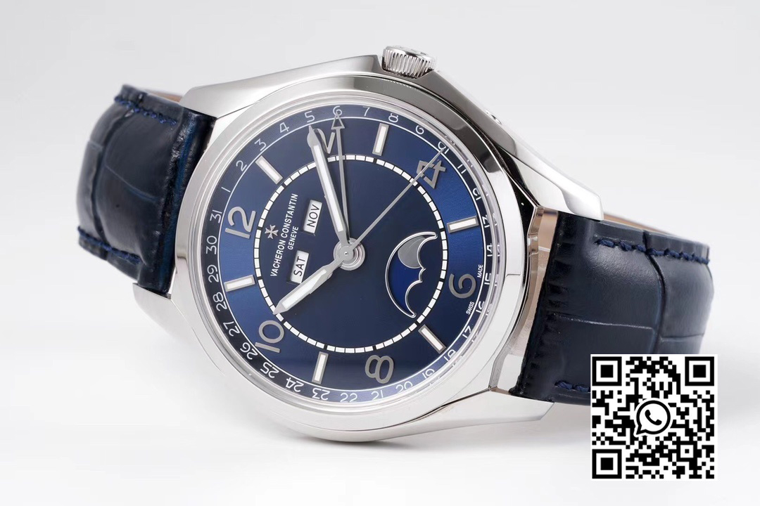 Vacheron Constantin Fiftysix Complete Calendar 4000E/000A-B548 SS 40mm ZF Factory 1:1 Best Edition Blue Dial