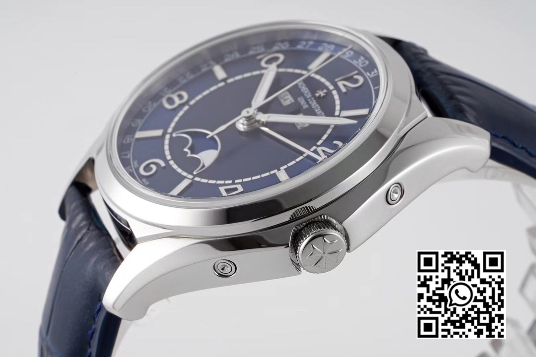 Vacheron Constantin Fiftysix Complete Calendar 4000E/000A-B548 SS 40mm ZF Factory 1:1 Best Edition Blue Dial