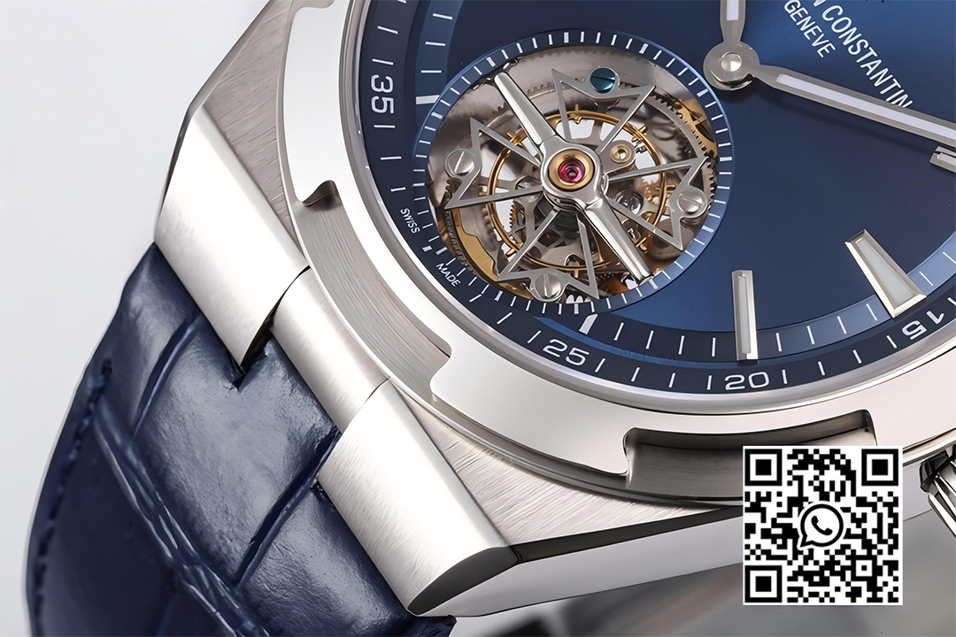 Vacheron Constantin Overseas Tourbillon Ref 6000V/110A-B544 SS BBR Factory 1:1 Best Edition Blue Dial