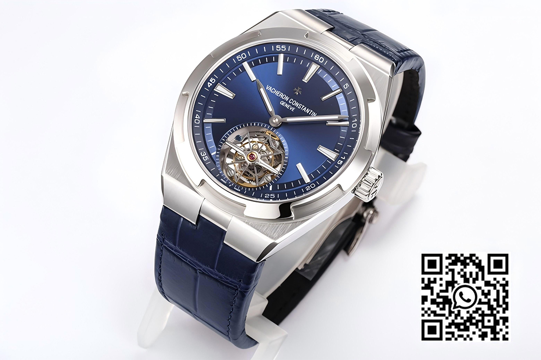 Vacheron Constantin Overseas Tourbillon Ref 6000V/110A-B544 SS BBR Factory 1:1 Best Edition Blue Dial