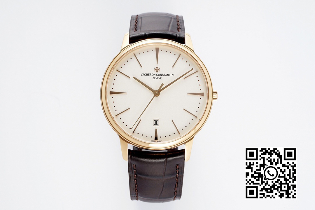 Vacheron Constantin Patrimony Date 85180/000R-9248 RG PPF Factory 1:1 Best Edition White Dial