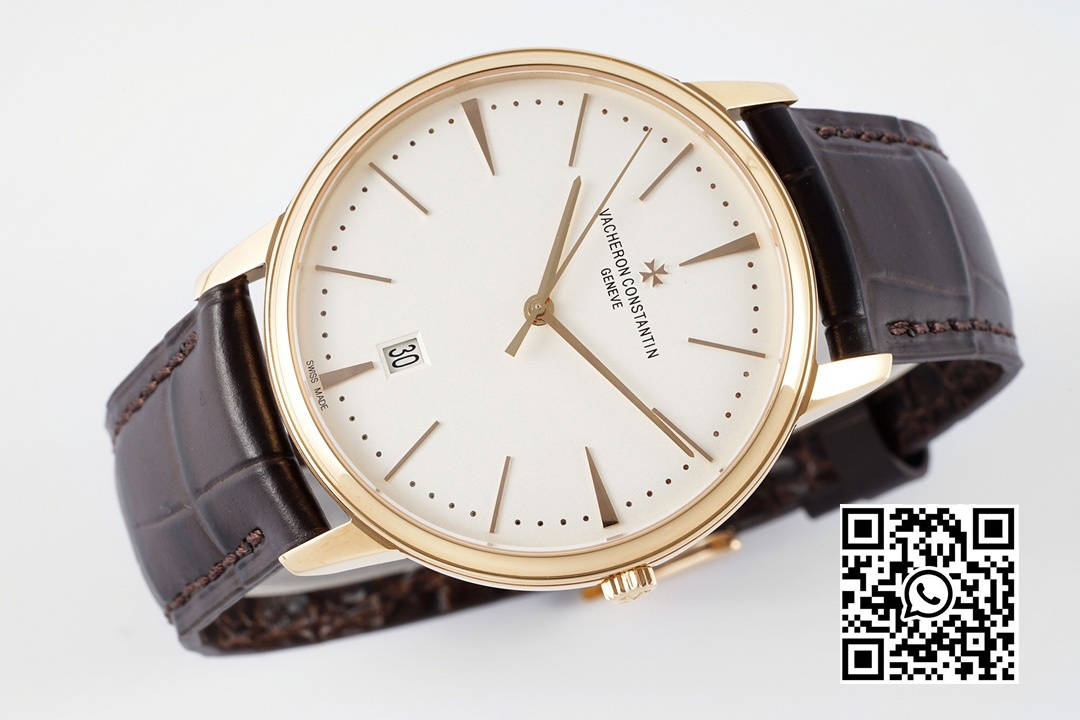 Vacheron Constantin Patrimony Date 85180/000R-9248 RG PPF Factory 1:1 Best Edition White Dial