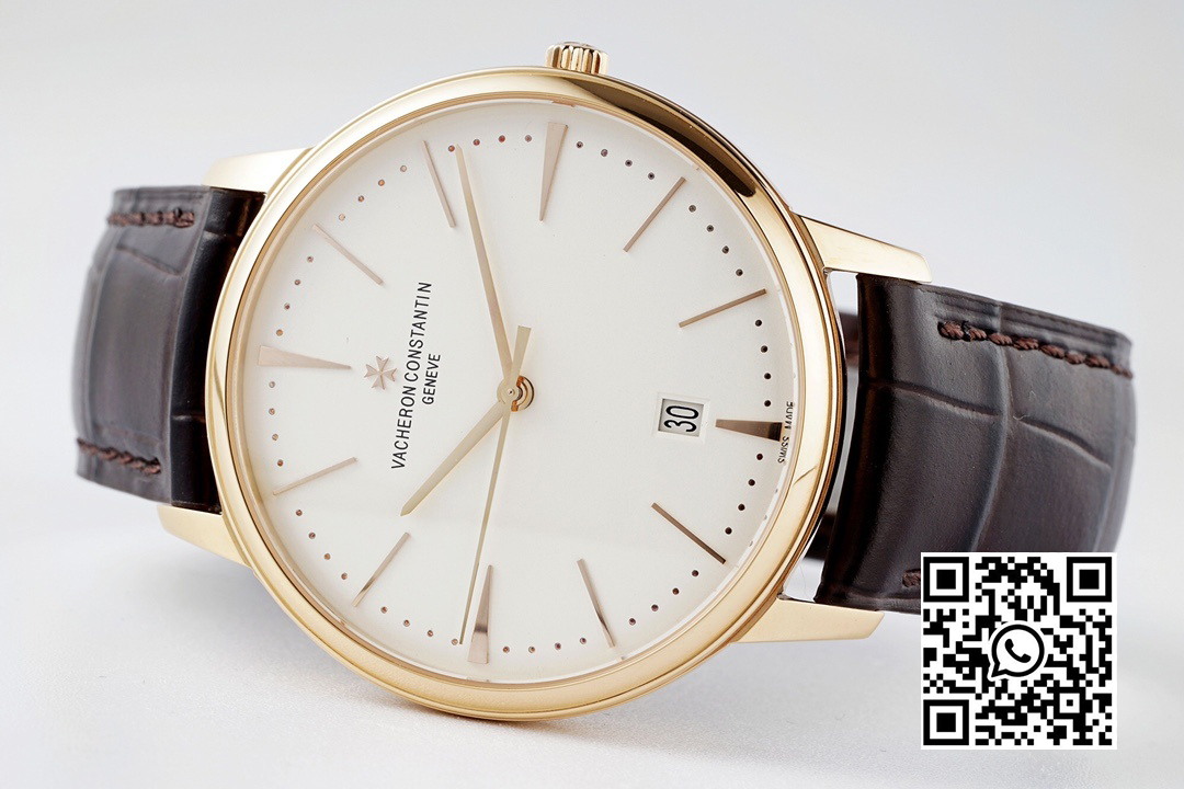 Vacheron Constantin Patrimony Date 85180/000R-9248 RG PPF Factory 1:1 Best Edition White Dial