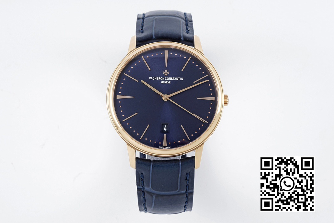 Vacheron Constantin Patrimony Date 85180/000R-9166 RG PPF Factory 1:1 Best Edition Blue Dial