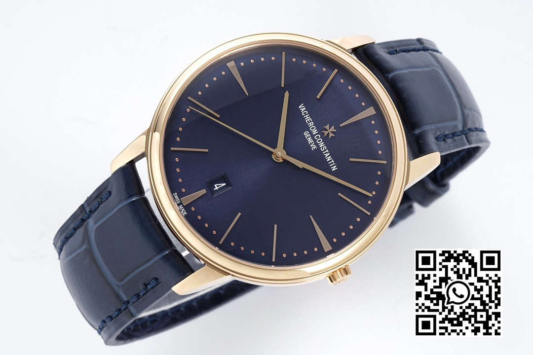 Vacheron Constantin Patrimony Date 85180/000R-9166 RG PPF Factory 1:1 Best Edition Blue Dial