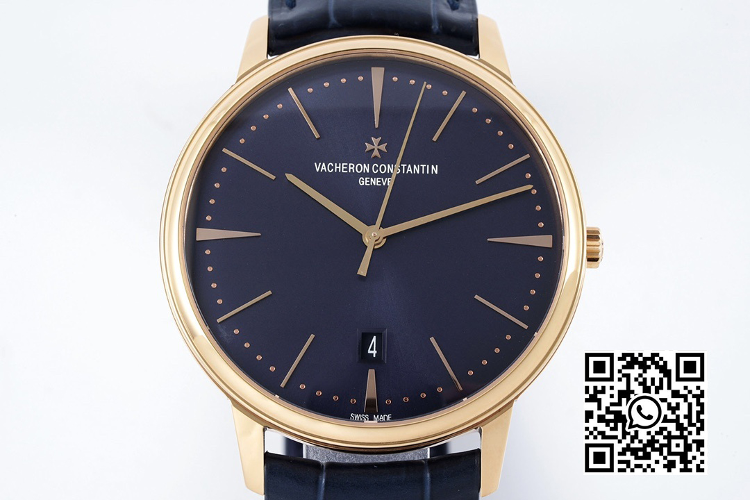 Vacheron Constantin Patrimony Date 85180/000R-9166 RG PPF Factory 1:1 Best Edition Blue Dial