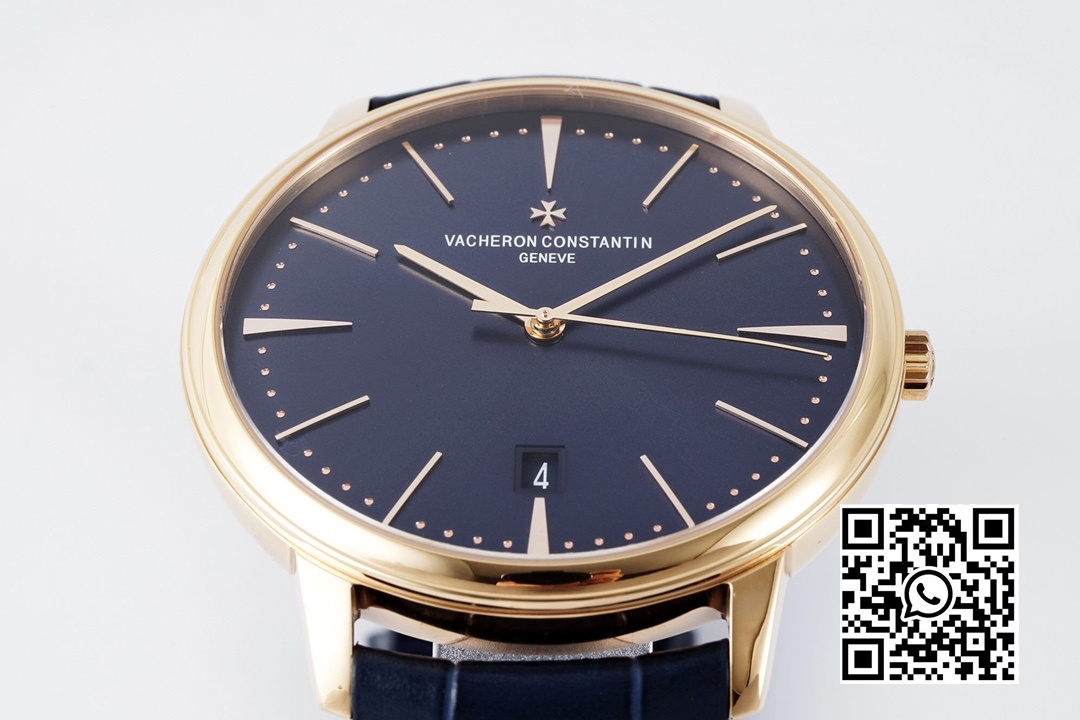 Vacheron Constantin Patrimony Date 85180/000R-9166 RG PPF Factory 1:1 Best Edition Blue Dial