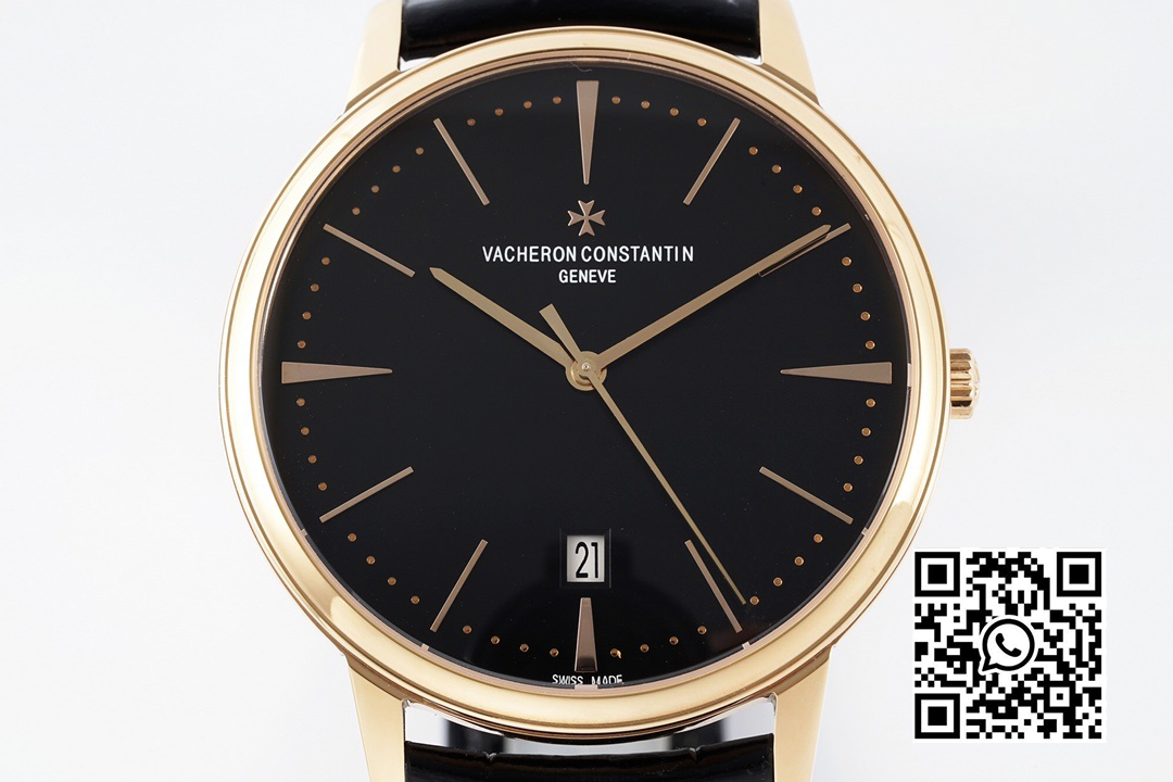 Vacheron Constantin Patrimony Date 85180/000R-9166 RG PPF Factory 1:1 Best Edition Black Dial