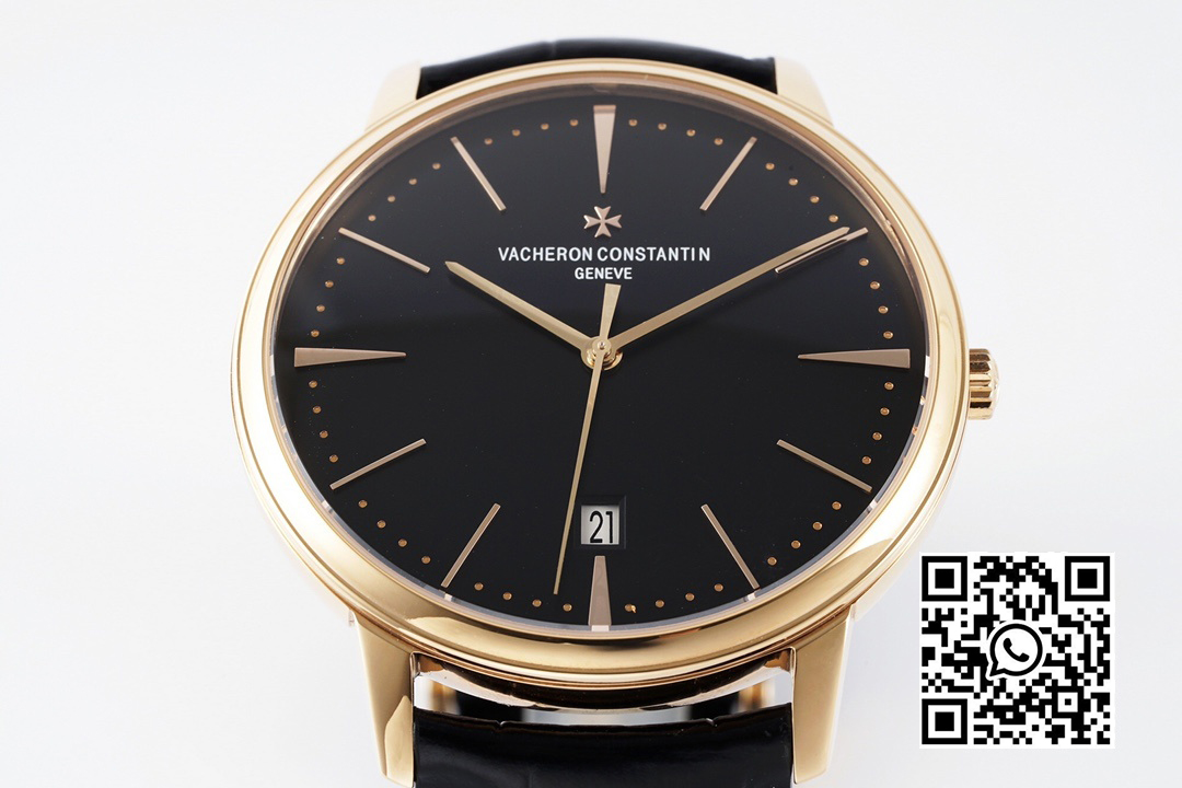 Vacheron Constantin Patrimony Date 85180/000R-9166 RG PPF Factory 1:1 Best Edition Black Dial