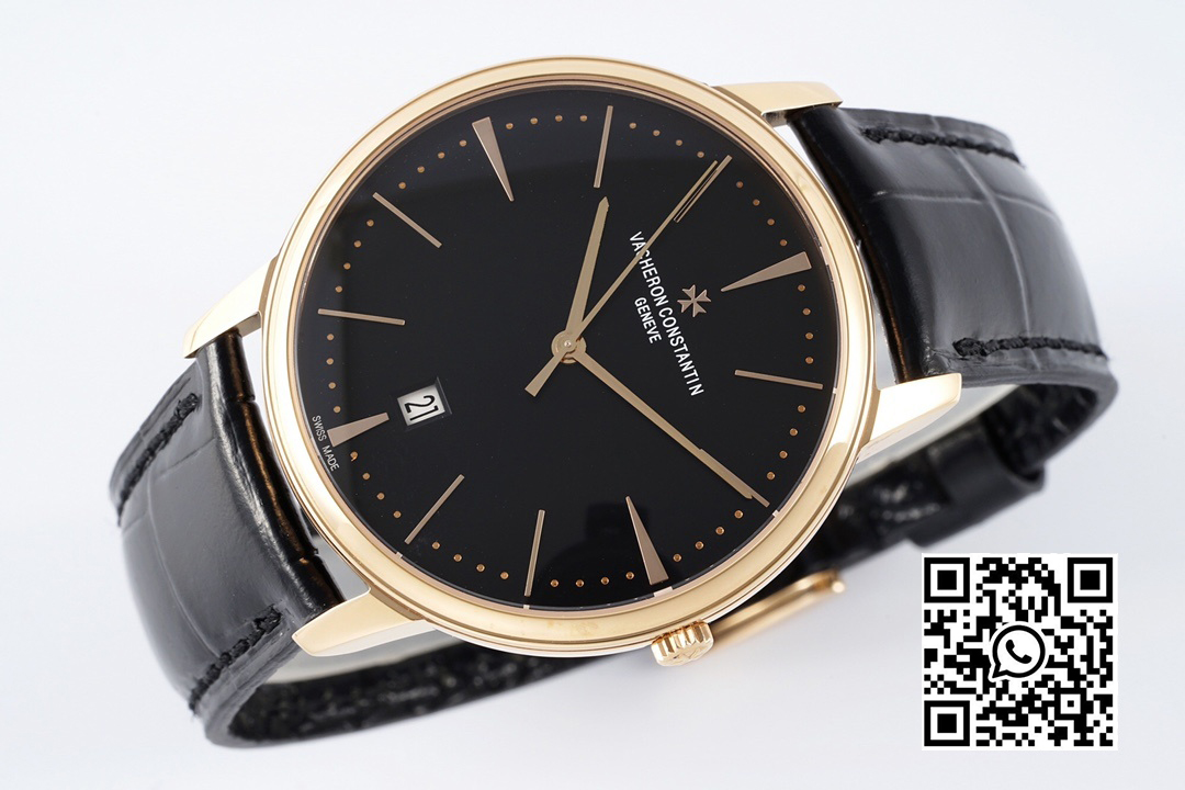 Vacheron Constantin Patrimony Date 85180/000R-9166 RG PPF Factory 1:1 Best Edition Black Dial