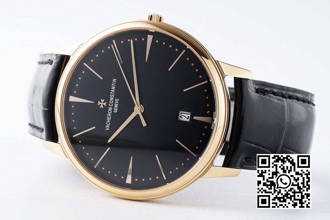 Vacheron Constantin Patrimony Date 85180/000R-9166 RG PPF Factory 1:1 Best Edition Black Dial