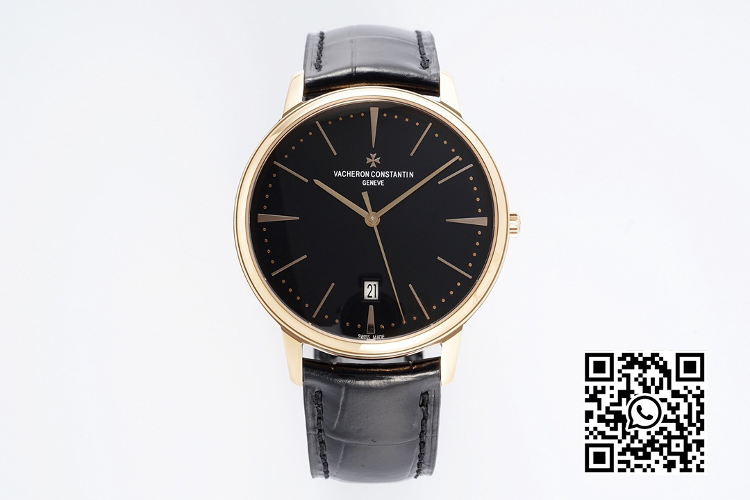 Vacheron Constantin Patrimony Date 85180/000R-9166 RG PPF Factory 1:1 Best Edition Black Dial