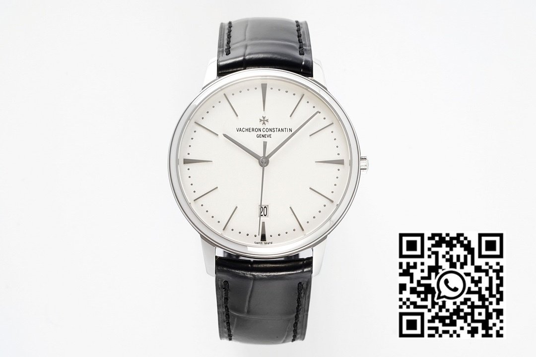 Vacheron Constantin Patrimony Date 85180/000G-9230 SS PPF Factory 1:1 Best Edition White Dial