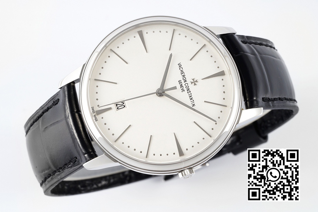 Vacheron Constantin Patrimony Date 85180/000G-9230 SS PPF Factory 1:1 Best Edition White Dial