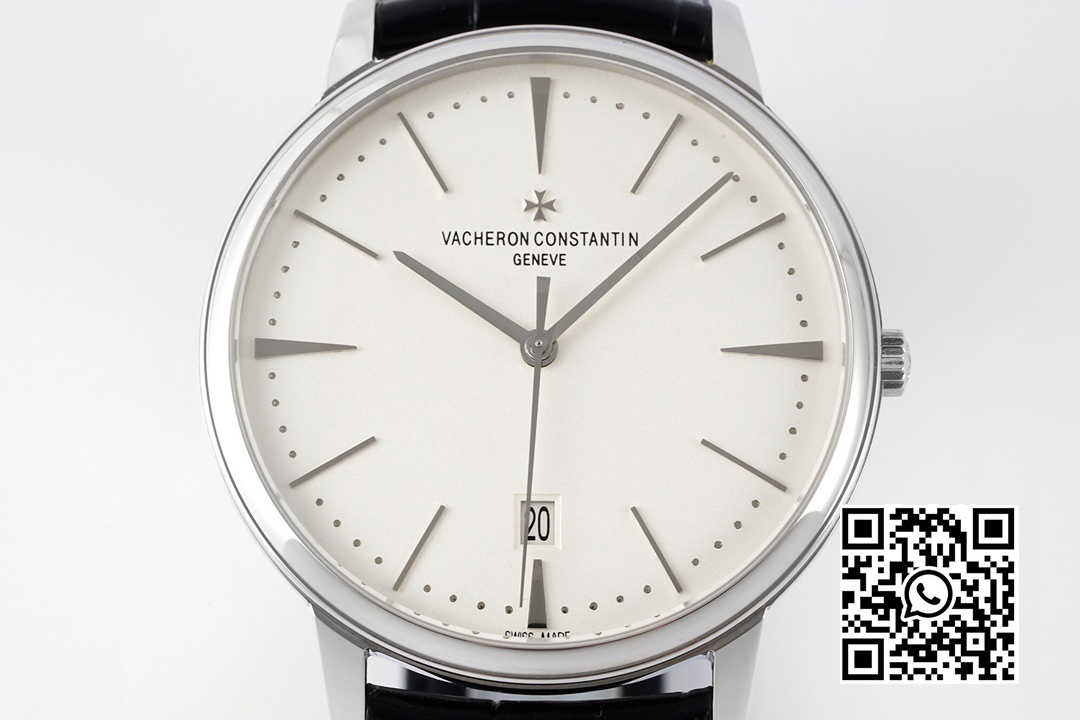 Vacheron Constantin Patrimony Date 85180/000G-9230 SS PPF Factory 1:1 Best Edition White Dial