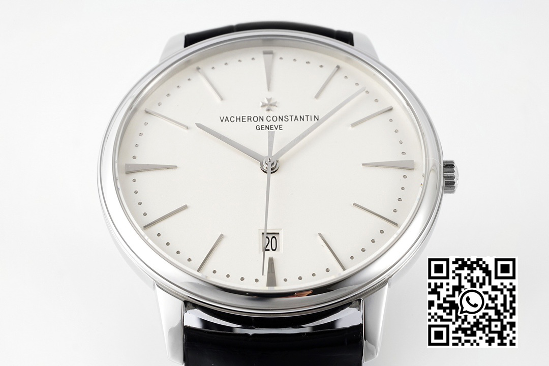 Vacheron Constantin Patrimony Date 85180/000G-9230 SS PPF Factory 1:1 Best Edition White Dial