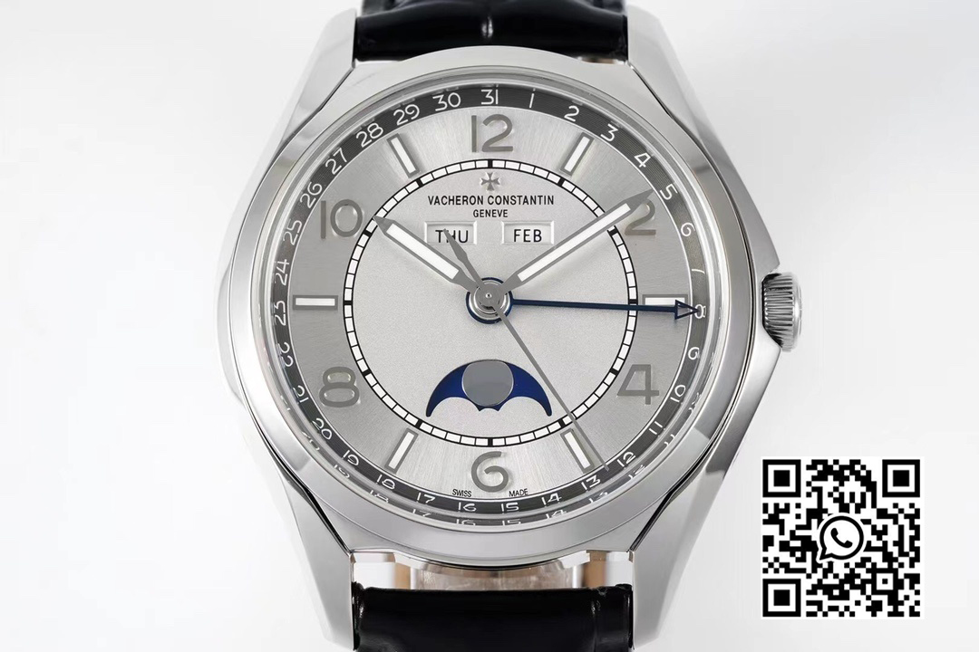 Vacheron Constantin Fiftysix Complete Calendar 4000E/000A-B439 SS 40mm ZF Factory 1:1 Best Edition Gray Dial