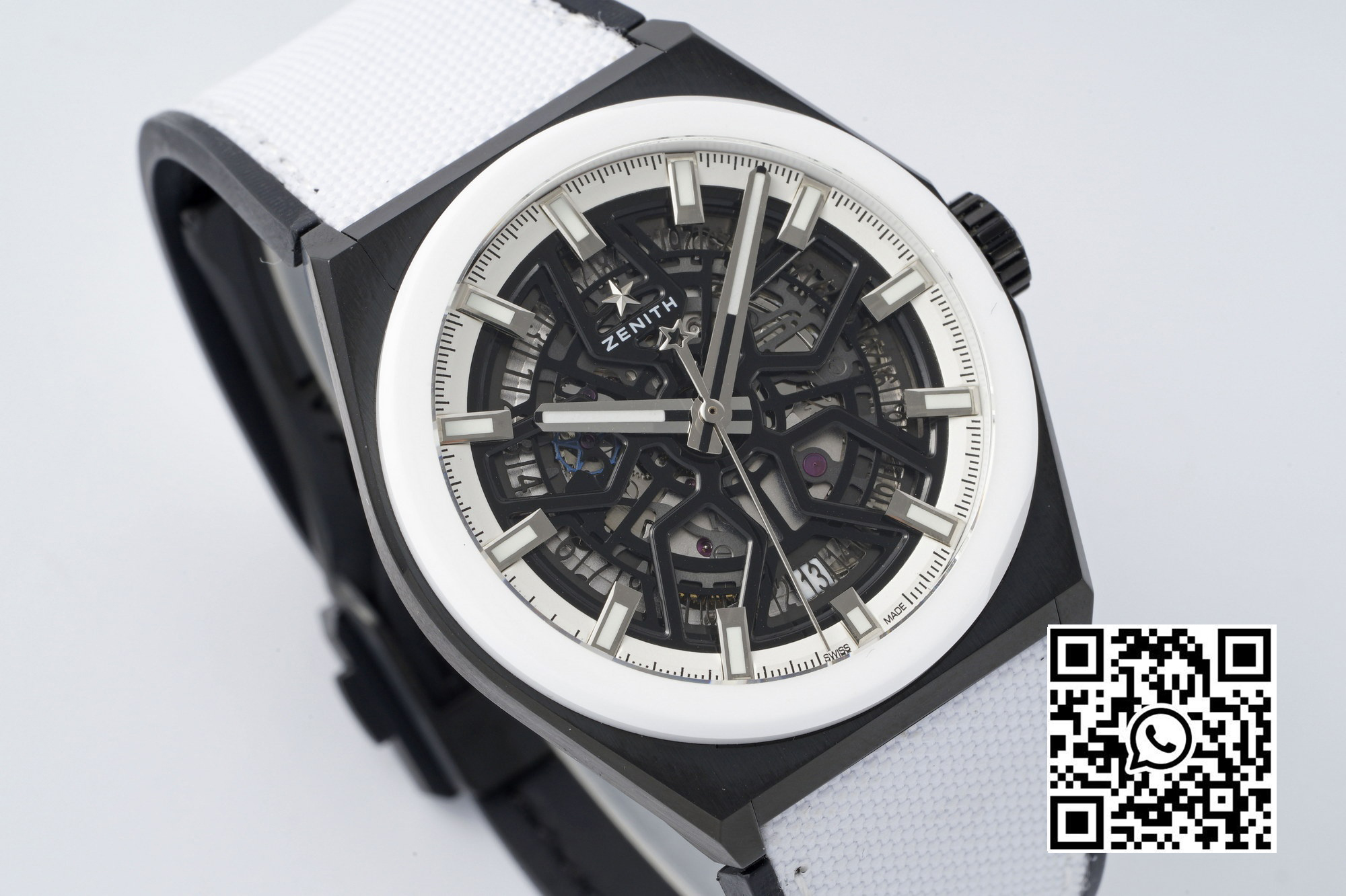 ZENITH Defy Classic 49.9005.670/11.R943 49.9005.670/11.R943 LF Factory 1:1 Best Edition White Bezel Skeleton White Dial