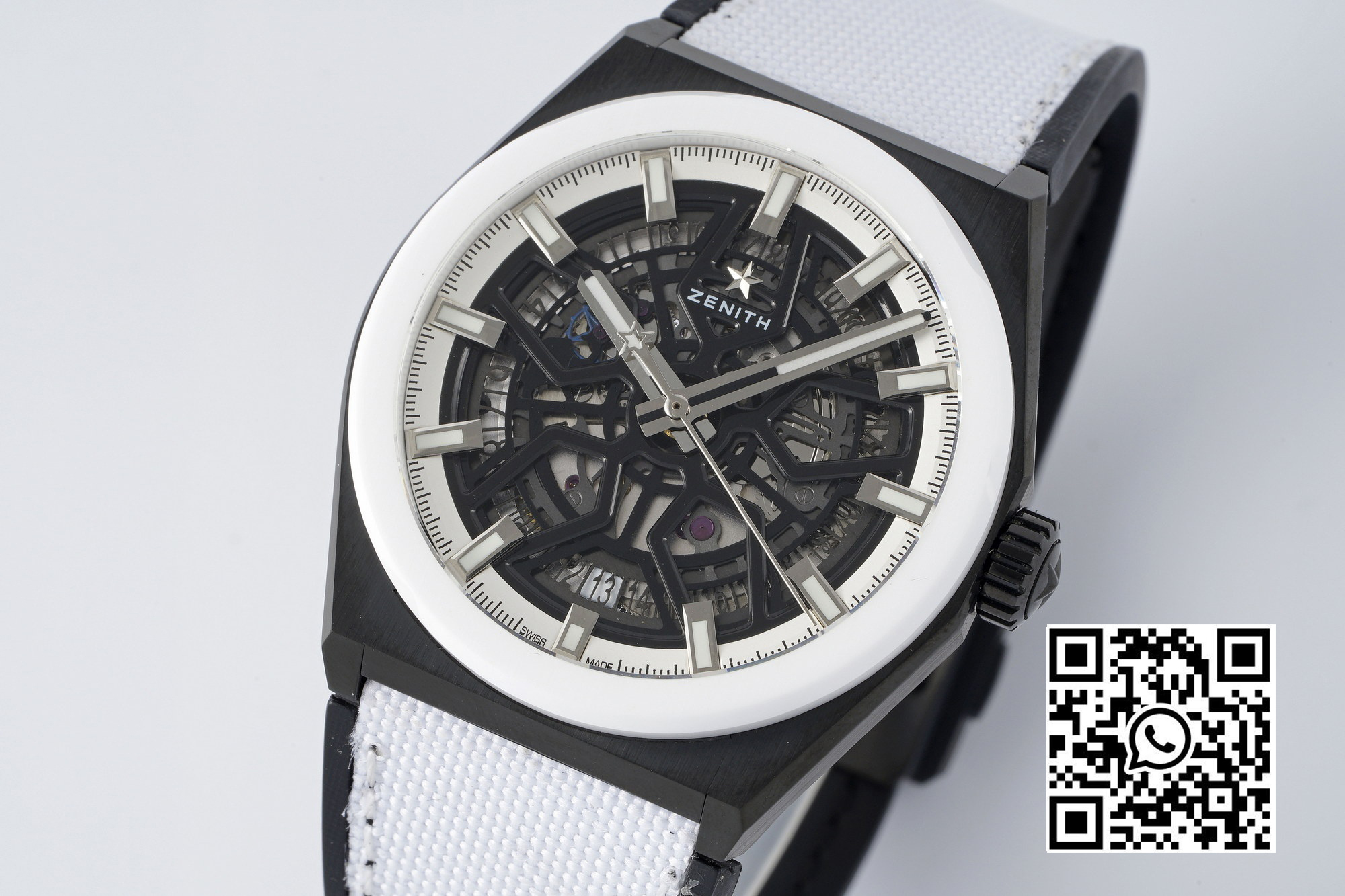 ZENITH Defy Classic 49.9005.670/11.R943 49.9005.670/11.R943 LF Factory 1:1 Best Edition White Bezel Skeleton White Dial