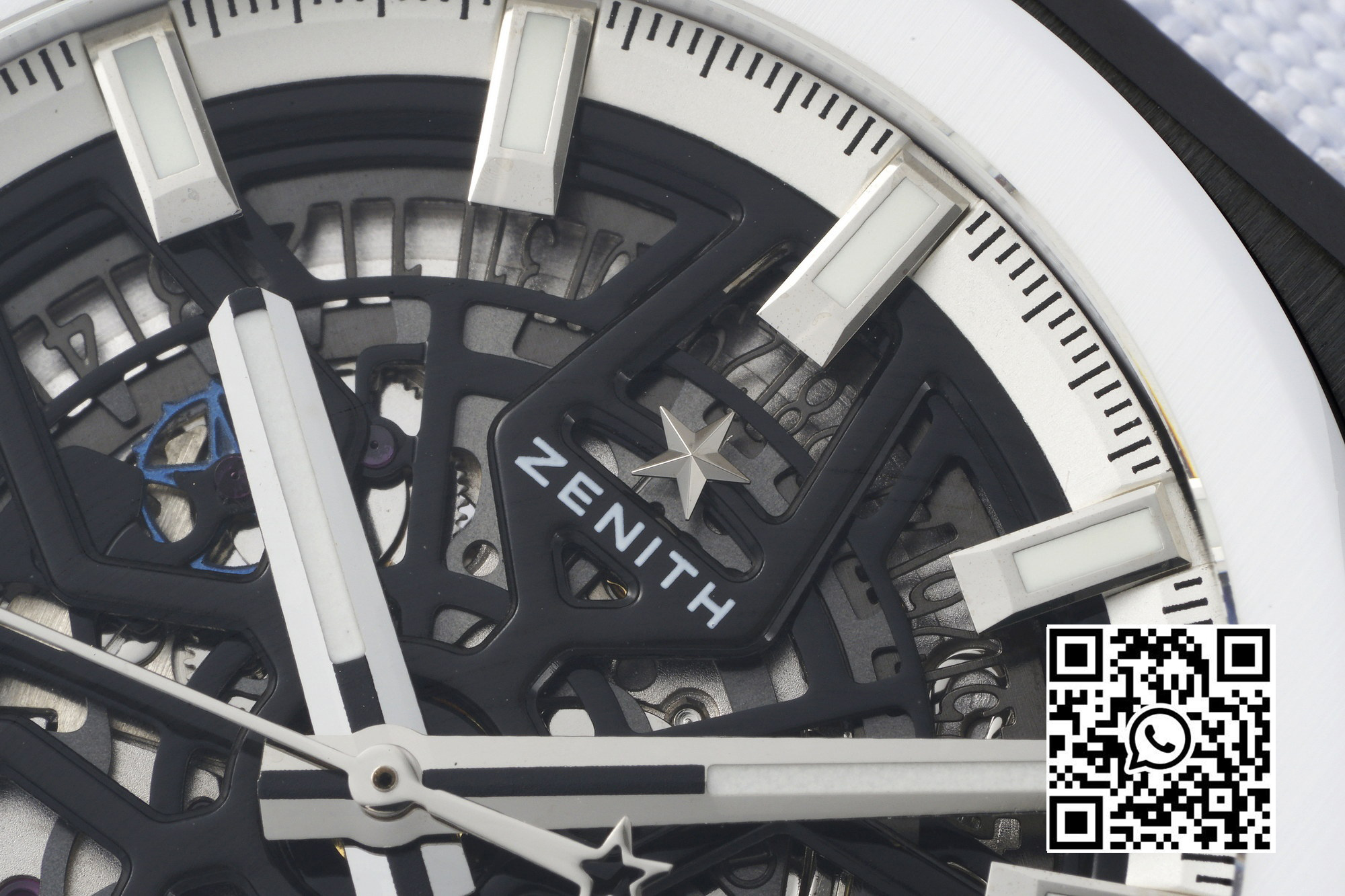 ZENITH Defy Classic 49.9005.670/11.R943 49.9005.670/11.R943 LF Factory 1:1 Best Edition White Bezel Skeleton White Dial