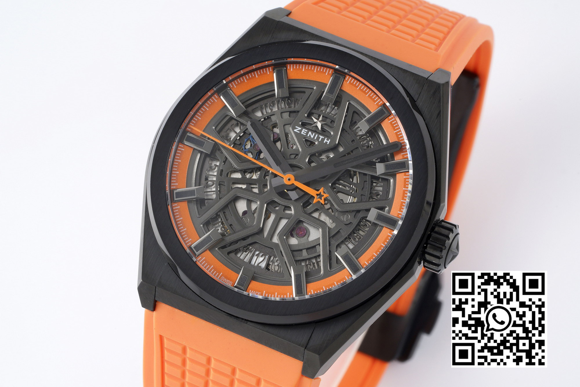 ZENITH Defy Classic 49.9001.670/78.R781 PVD LF Factory 1:1 Best Edition Skeleton Orange Dial