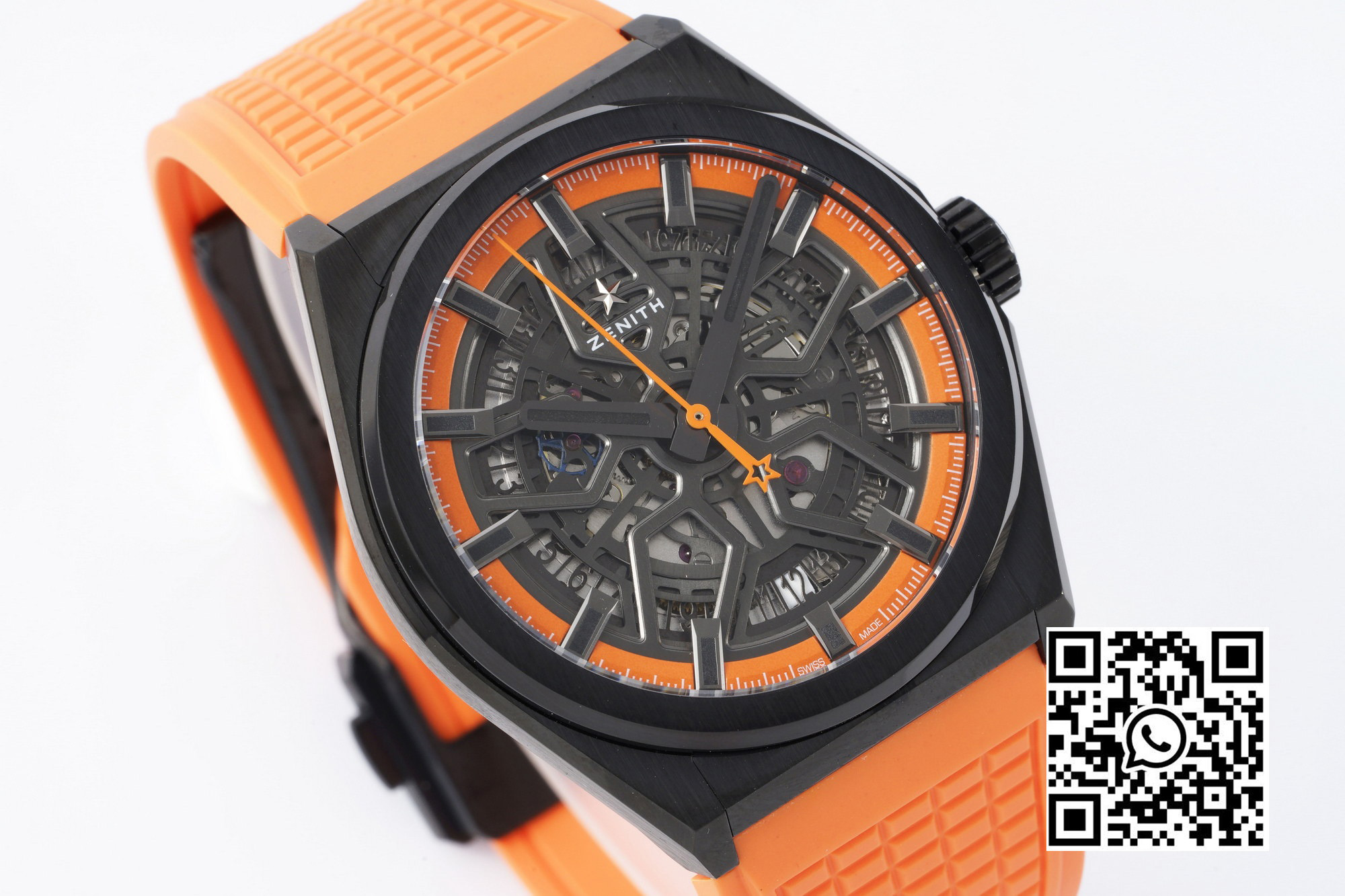 ZENITH Defy Classic 49.9001.670/78.R781 PVD LF Factory 1:1 Best Edition Skeleton Orange Dial