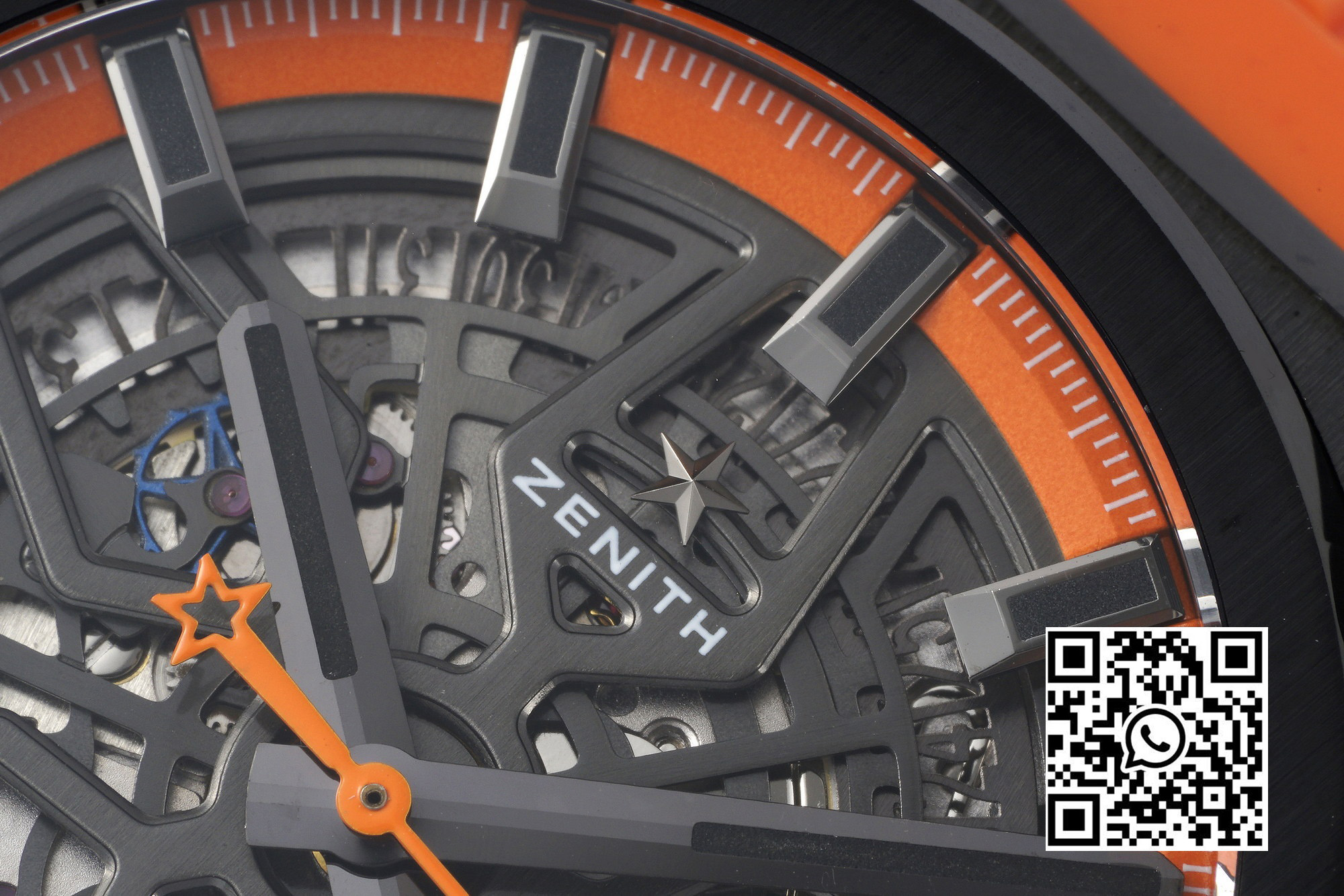 ZENITH Defy Classic 49.9001.670/78.R781 PVD LF Factory 1:1 Best Edition Skeleton Orange Dial