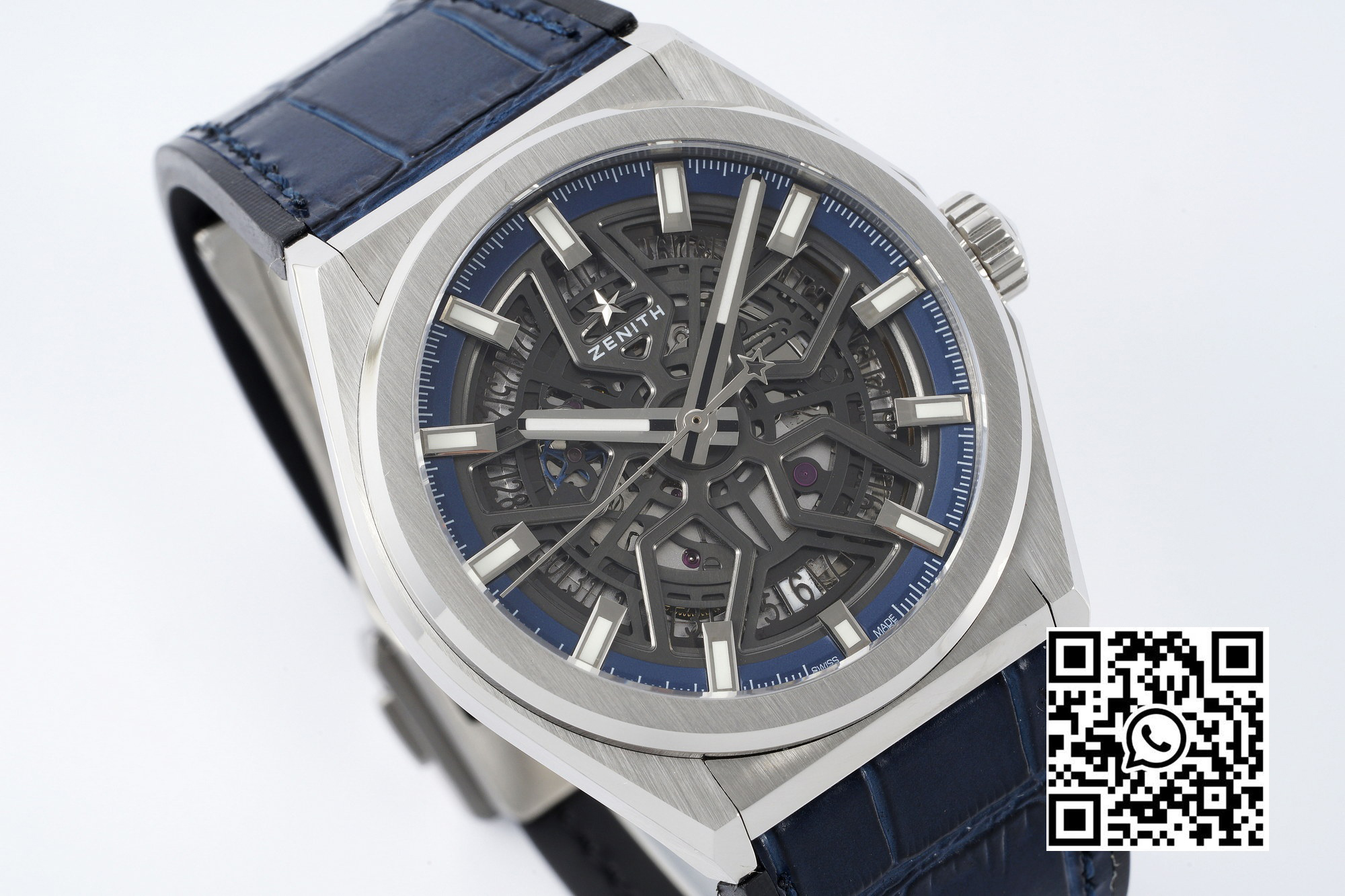 ZENITH 95.9000.670/78.R584 Defy Classic LF Factory 1:1 Best Edition Skeleton Blue Dial